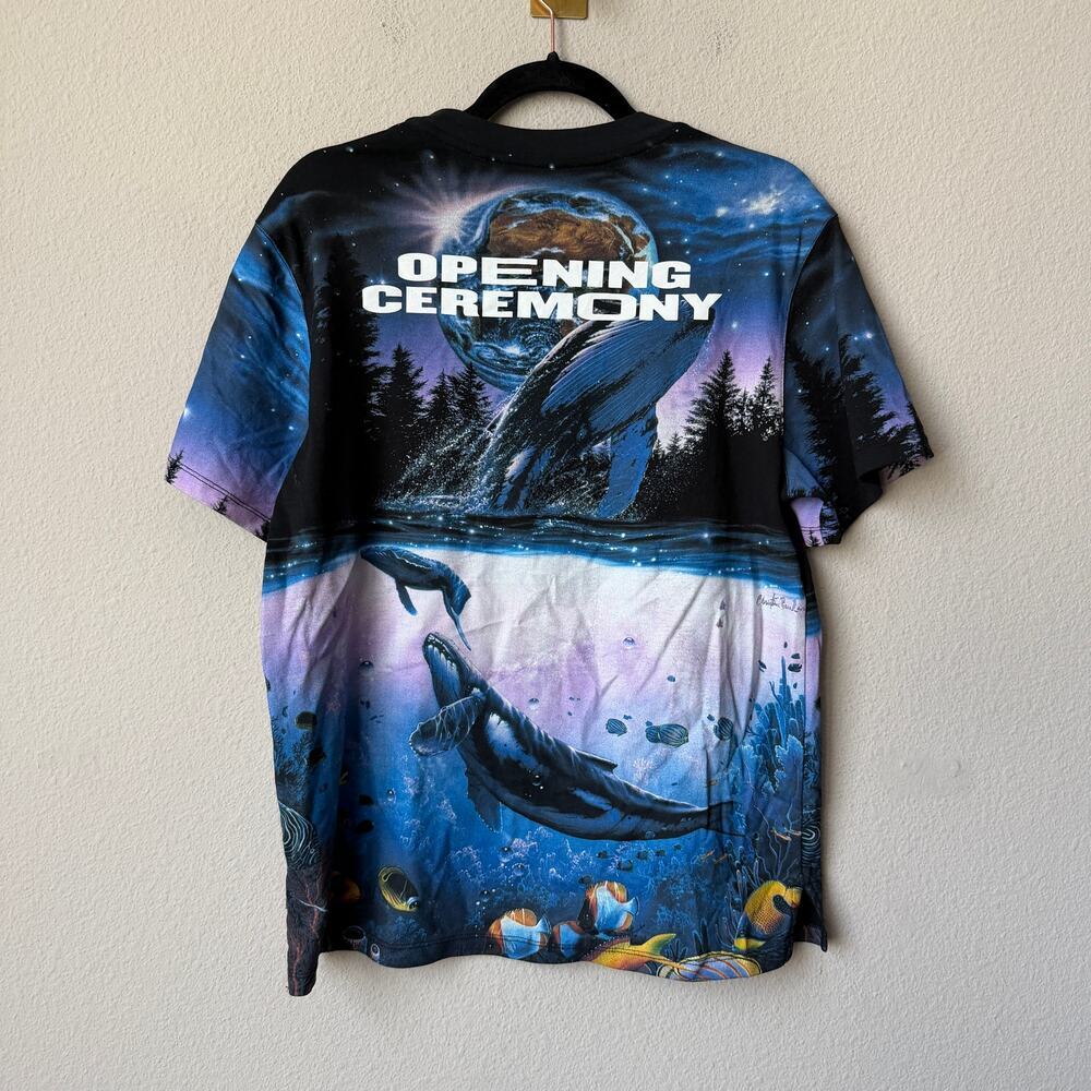 Opening Ceremony x Christian Riese Lassen Galaxy Whale Graphic Shirt - Picture 3 of 6